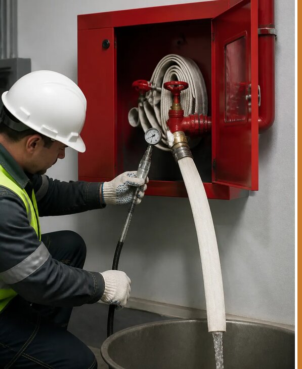 Испытание пожарных кранов в Медногорске для организаций и предприятий