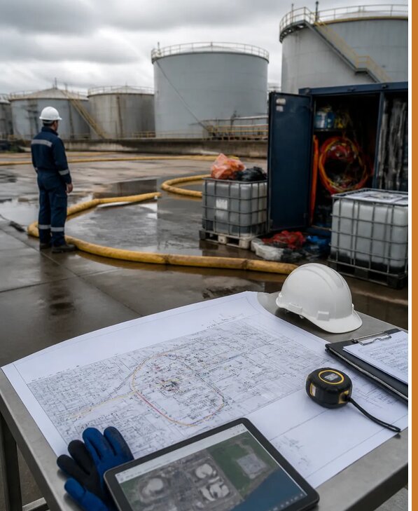 Разработка плана ликвидации разливов нефти в Медногорске